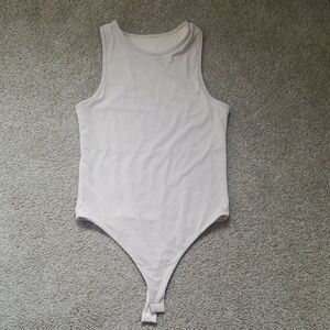 Klassy Network Racerback Ribbed Cream Bramisuit